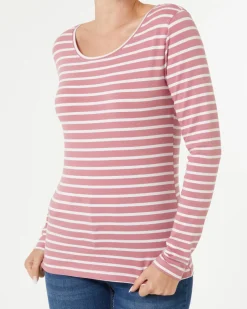 Langarmshirt mit Stretch Janina, Rundhalsausschnitt-KiK Onlineshop Flash Sale