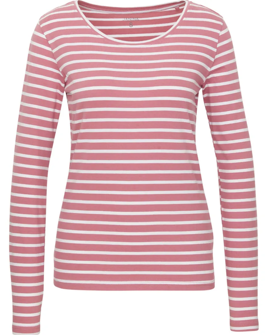 Langarmshirt mit Stretch Janina, Rundhalsausschnitt-KiK Onlineshop Flash Sale