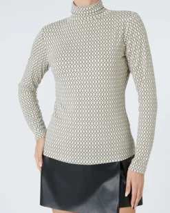 Langarmshirt mit Stretch Janina, Rollkragen-KiK Onlineshop Best Sale