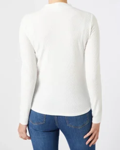 Langarmshirt mit Zickzackmuster Janina, Stehkragen-KiK Onlineshop Sale