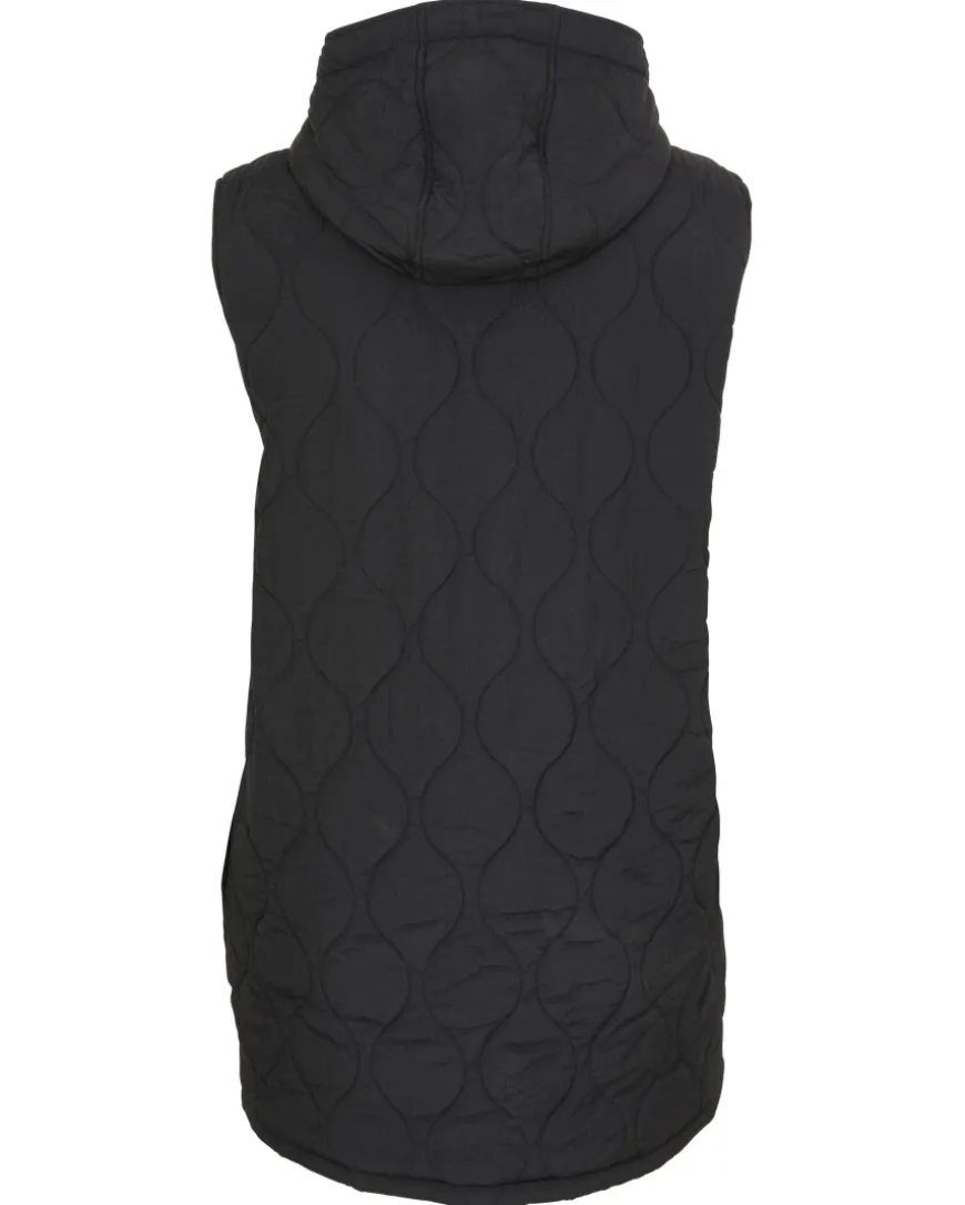 Lange Steppweste Kapuze-KiK Onlineshop Shop