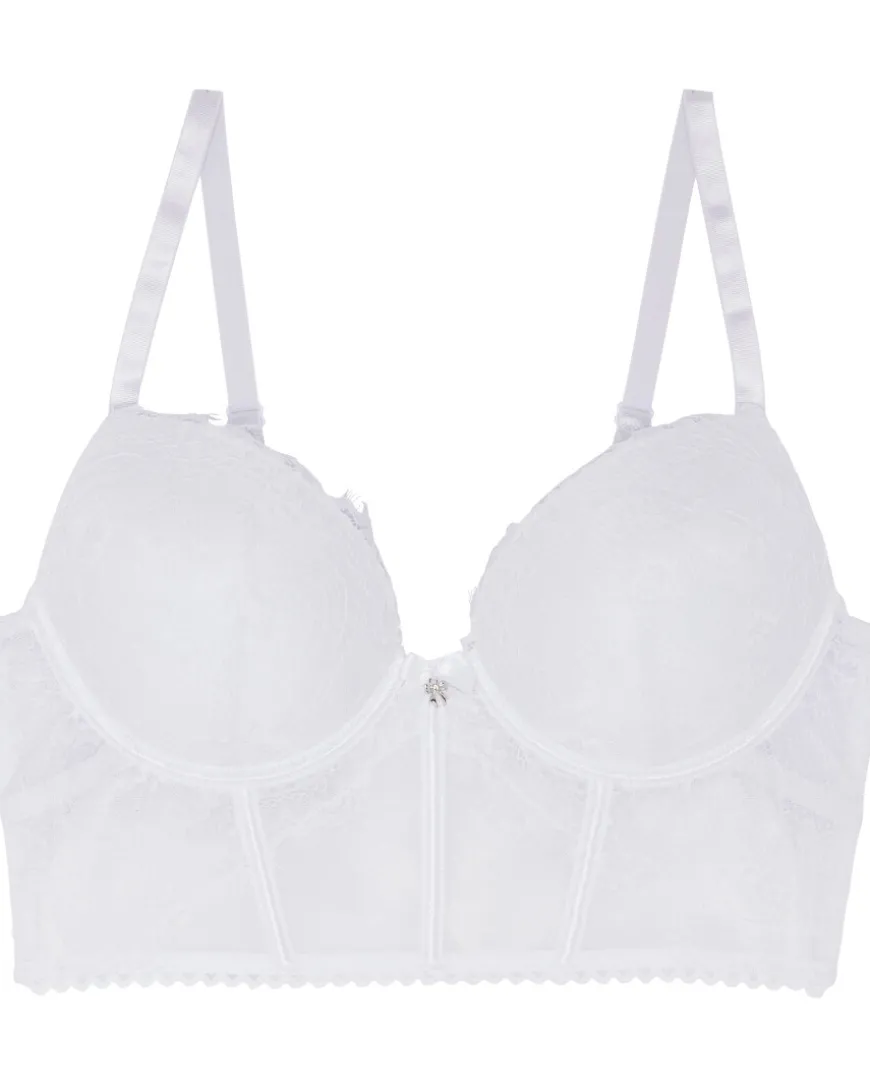 Langer Push-up-BH Janina, aus Spitze und Mesh-KiK Onlineshop Cheap