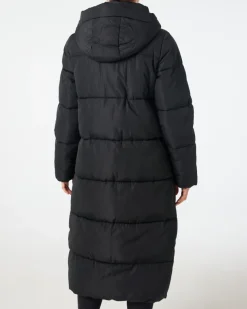 Langer Steppmantel Janina, Kapuze-KiK Onlineshop Best