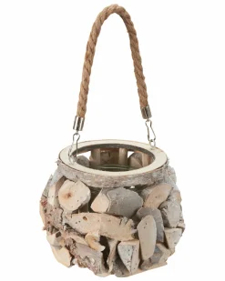 Laterne Treibholzoptik ca. 15 x 13 x 20 cm-KiK Onlineshop Shop