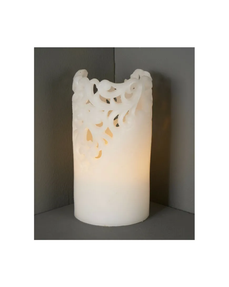 LED-Kerze Weihnachten ca. 7,5 x 7,5 x 15 cm-KiK Onlineshop Fashion