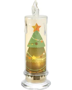 LED-Kerze Weihnachten verschiedene Ausführungen, ca. 6 x 18 cm-KiK Onlineshop New
