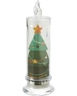 LED-Kerze Weihnachten verschiedene Ausführungen, ca. 6 x 18 cm-KiK Onlineshop New