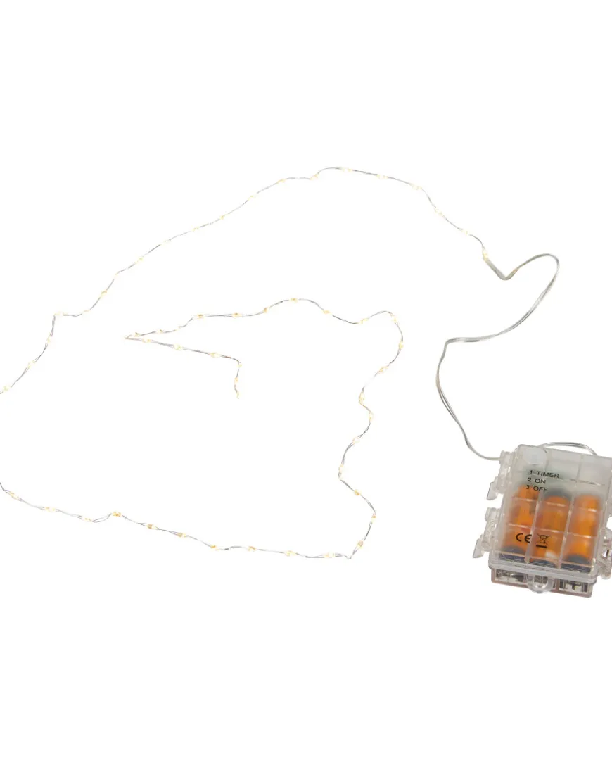 LED-Mikrolichterkette Weihnachten 60 LEDs, ca. 1,5 m-KiK Onlineshop Flash Sale