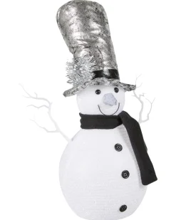 LED-Schneemann Weihnachten ca. 18 x 27 x 38 cm-KiK Onlineshop Clearance