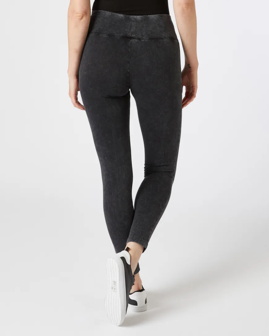 Leggings Acid-washed Janina, elastischer Bund-KiK Onlineshop Outlet