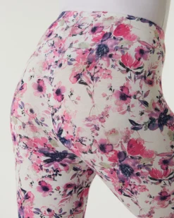 Leggings Blumenmuster Janina, Caprilänge-KiK Onlineshop Discount