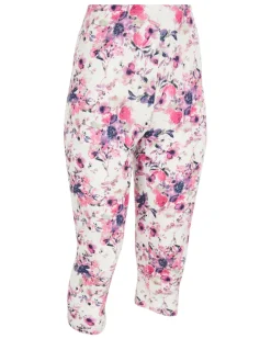 Leggings Blumenmuster Janina, Caprilänge-KiK Onlineshop Discount
