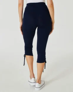 Leggings mit Schnürung am Saum Janina, Caprilänge-KiK Onlineshop Best