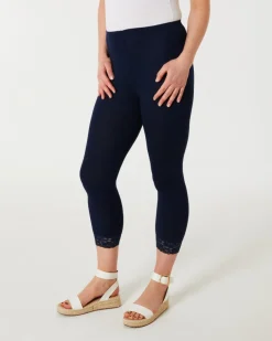 Leggings mit Spitze Janina, Caprilänge-KiK Onlineshop Sale
