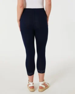 Leggings mit Spitze Janina, Caprilänge-KiK Onlineshop Sale