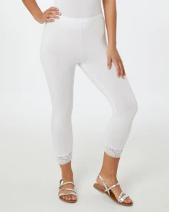 Leggings mit Spitze Janina, Caprilänge-KiK Onlineshop New