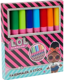 Lizenz Fasermaler 8er-Pack, verschiedene Lizenzen-KiK Onlineshop Shop