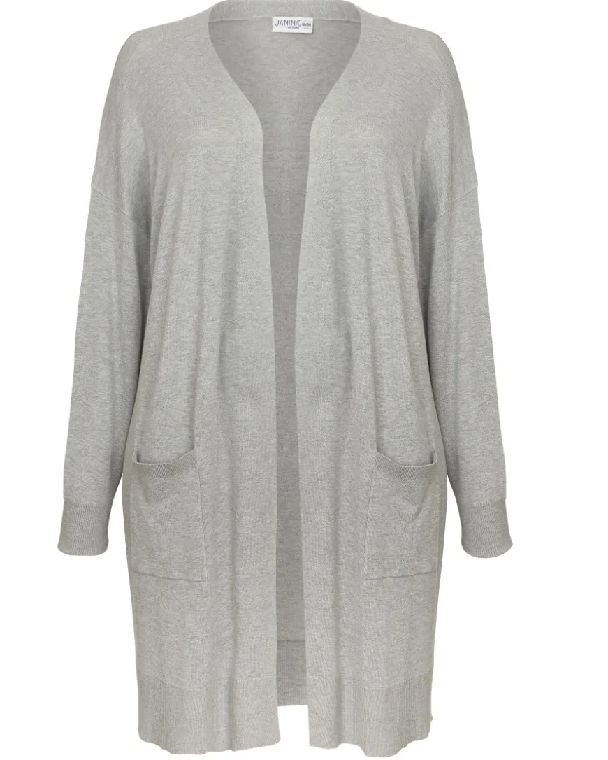 Longcardigan in Melange offene Form-KiK Onlineshop Discount
