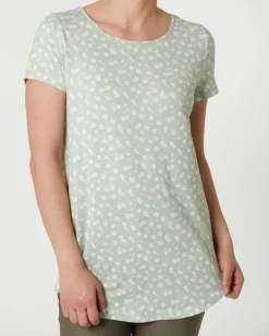 Longshirt mit Blumen Janina, Rundhalsausschnitt-KiK Onlineshop Flash Sale