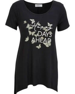 Longshirt mit Stretchanteil Janina, Zipfeloptik-KiK Onlineshop Shop