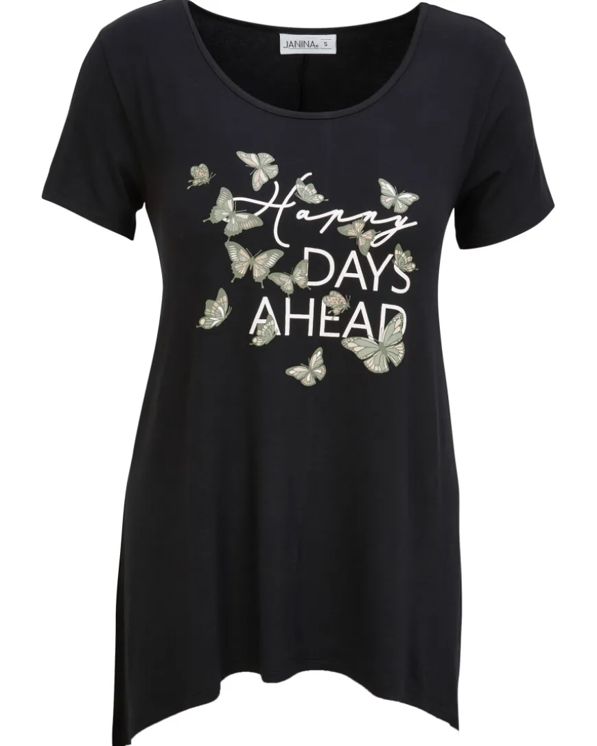 Longshirt mit Stretchanteil Janina, Zipfeloptik-KiK Onlineshop Shop