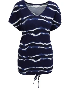 Longshirt mit V-Ausschnitt Janina, Tunnelzug-KiK Onlineshop Outlet