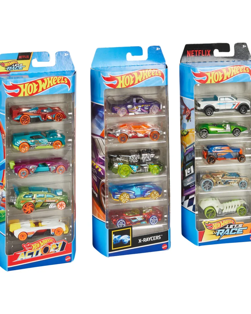 Mattel Hot Wheels Spielzeugautos 5er-Pack-KiK Onlineshop Shop