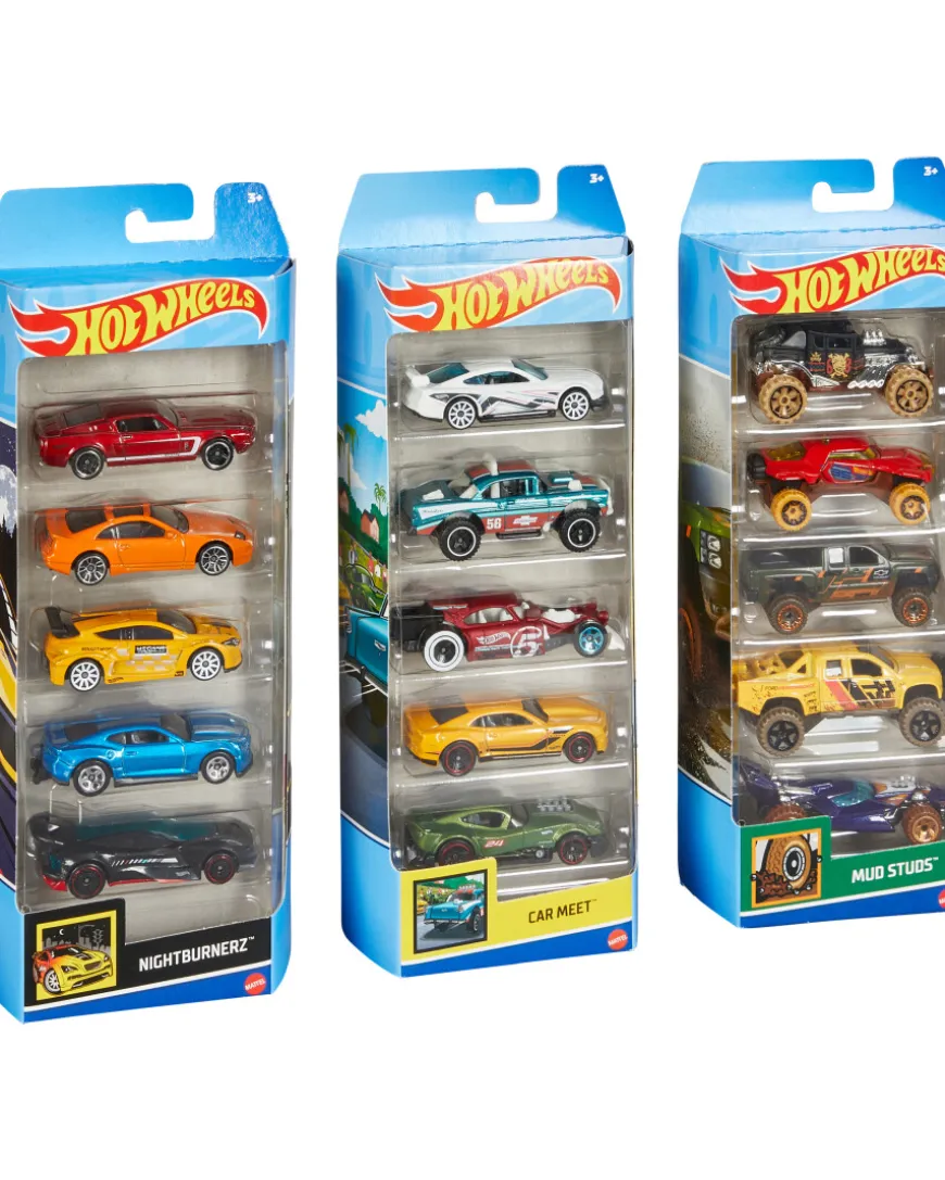 Mattel Hot Wheels Spielzeugautos 5er-Pack-KiK Onlineshop Shop