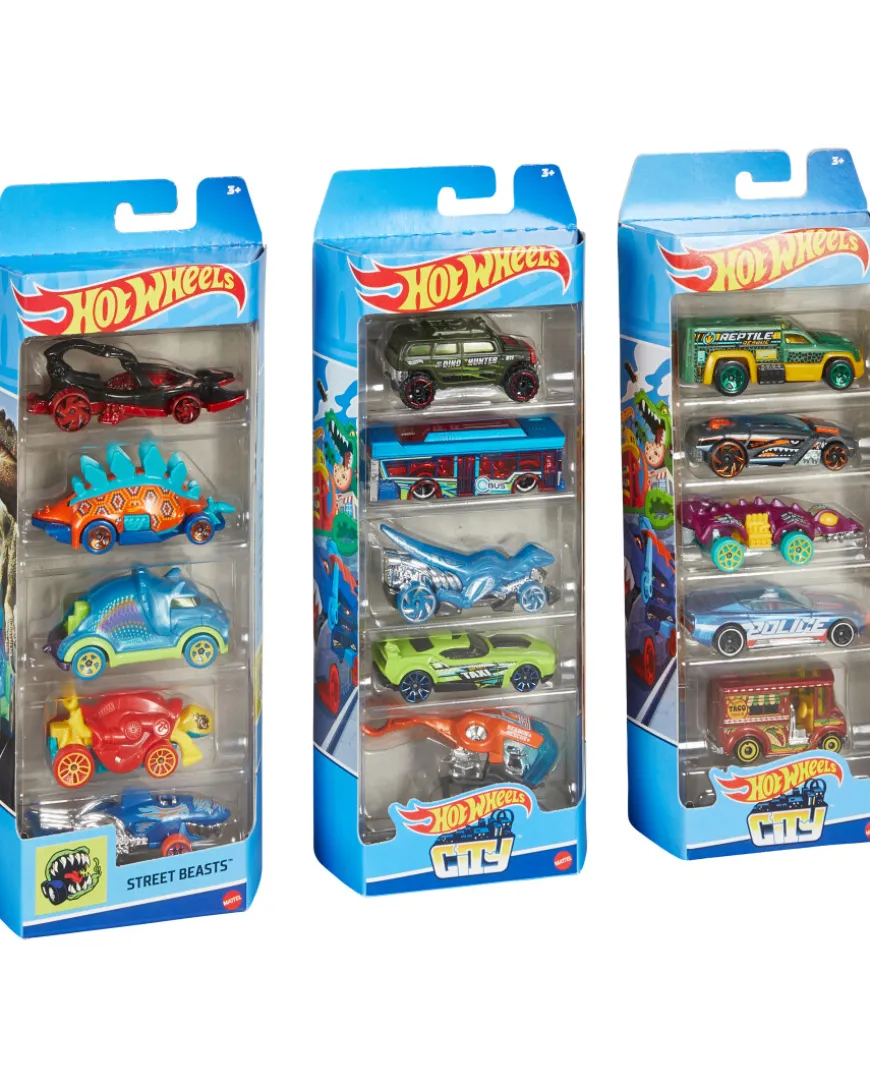 Mattel Hot Wheels Spielzeugautos 5er-Pack-KiK Onlineshop Shop