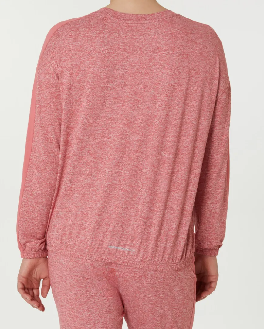 Meliertes Sport-Sweatshirt Ergeenomixx, Kängurutasche-KiK Onlineshop Fashion