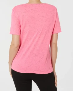 Meliertes T-Shirt Rundhalsausschnitt-KiK Onlineshop Store
