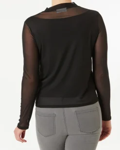 Mesh Langarmshirt Janina, mit Top-KiK Onlineshop Cheap