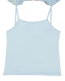 Mesh T-Shirt Y.F.K., mit Spaghettitop-KiK Onlineshop Hot