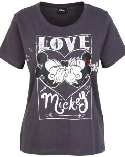 Mickey and Minnie Mouse T-Shirt Disney, Rundhalsausschnitt-KiK Onlineshop Fashion