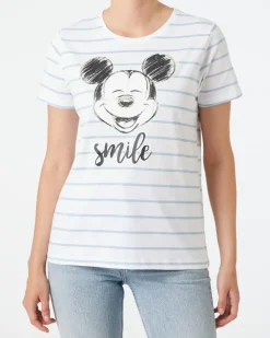 Mickey Mouse T-Shirt Disney, Rundhalsausschnitt-KiK Onlineshop Cheap
