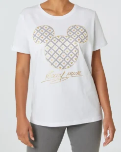 Mickey Mouse T-Shirt schimmernde Details-KiK Onlineshop Fashion