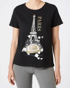 Mickey und Minnie Mouse T-Shirt Disney, Glitzerdetails-KiK Onlineshop Best