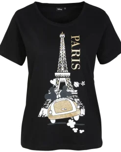 Mickey und Minnie Mouse T-Shirt Disney, Glitzerdetails-KiK Onlineshop Best