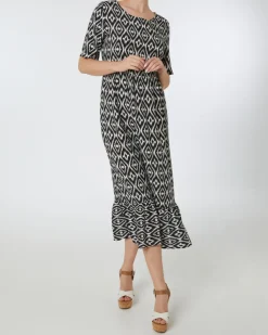 Midikleid mit Stufenschnitt Janina, lockere Passform-KiK Onlineshop Shop