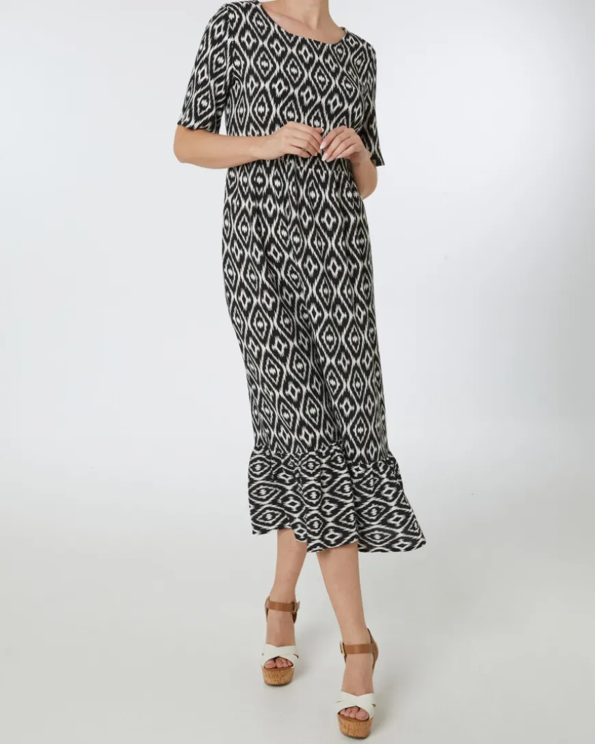 Midikleid mit Stufenschnitt Janina, lockere Passform-KiK Onlineshop Shop