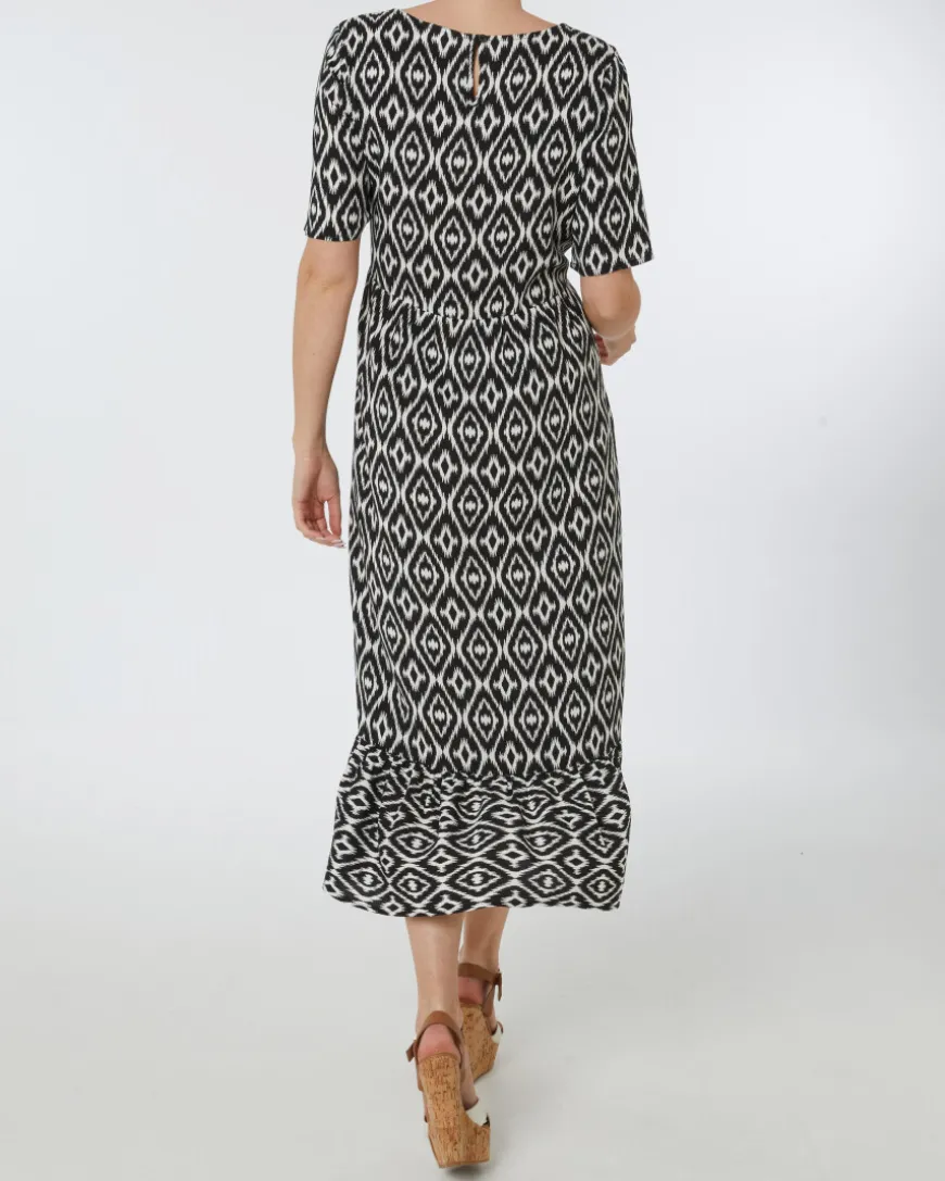 Midikleid mit Stufenschnitt Janina, lockere Passform-KiK Onlineshop Shop