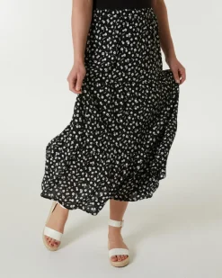 Midirock aus Viskose Janina, verschiedene Designs-KiK Onlineshop Online