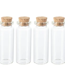 Mini-Glasflaschen zum Basteln 4er-Pack-KiK Onlineshop Sale