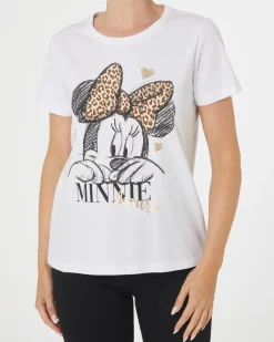 Minnie Mouse T-Shirt Rundhalsausschnitt-KiK Onlineshop Shop