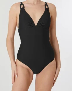 Modischer Badeanzug Janina, verstellbare Träger-KiK Onlineshop Outlet