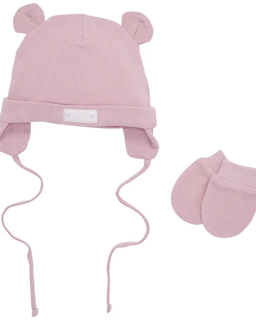 Newborn Mütze + Fäustlinge 2er-Pack, Ergee, 2-tlg. Set-KiK Onlineshop Outlet