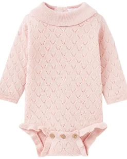 Newborn Strickbody mit Lochmuster Ergee, Knopfverschluss-KiK Onlineshop Flash Sale