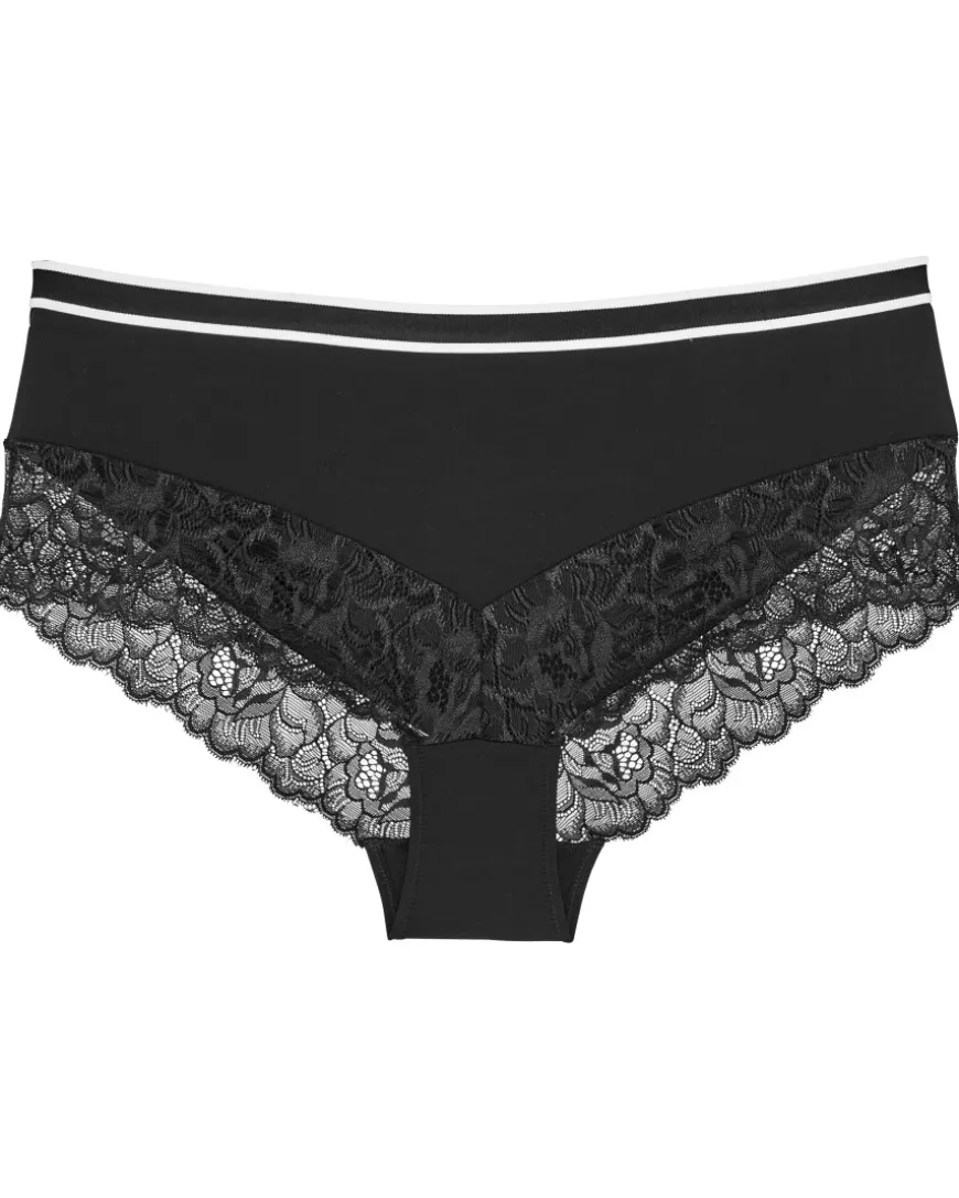 Panty mit Spitzendetails elastischer Bund-KiK Onlineshop Best Sale