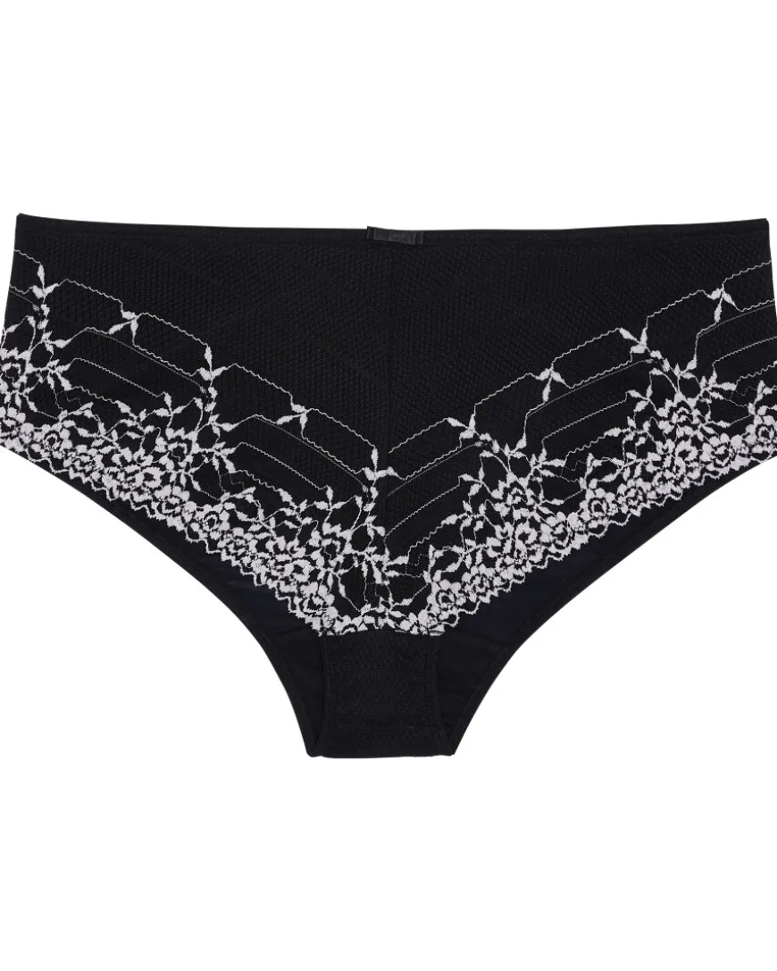 Panty mit Stickereien elastischer Bund-KiK Onlineshop Cheap