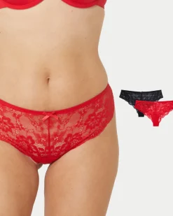 Pantys aus Spitze 2er-Pack, Janina-KiK Onlineshop Flash Sale